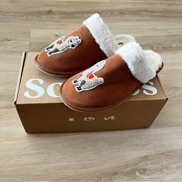 NEW Soludos Llama Cozy Slipper Tan - Picture 2 of 4